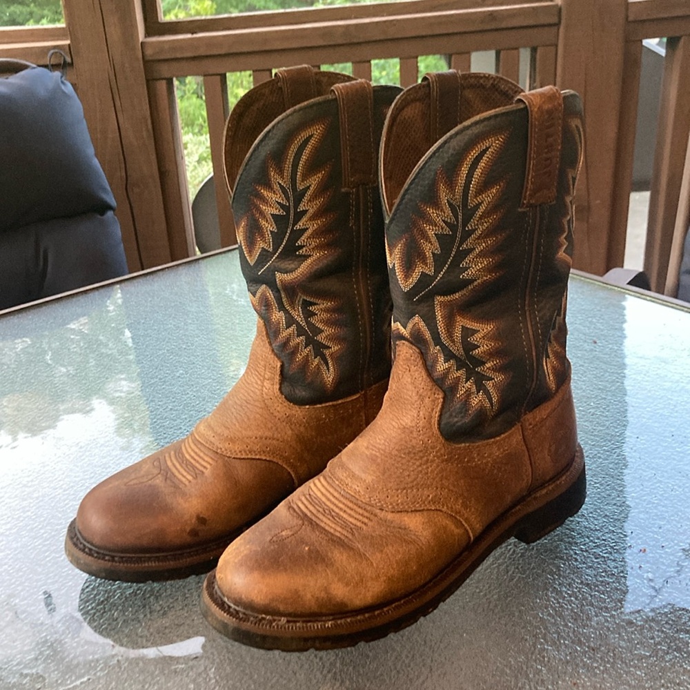Justin Work Boots 8 1/2D